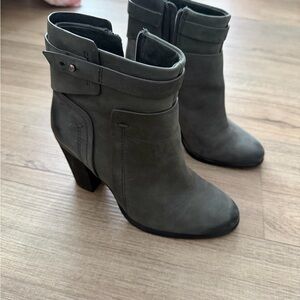 Vince Camuto Dark Gray Ankle Booties
